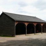 Hangar structure et toiture Douglas