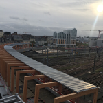 Fig 3 Passerelle SNCF à la gare d'Angers Chene + Corindon